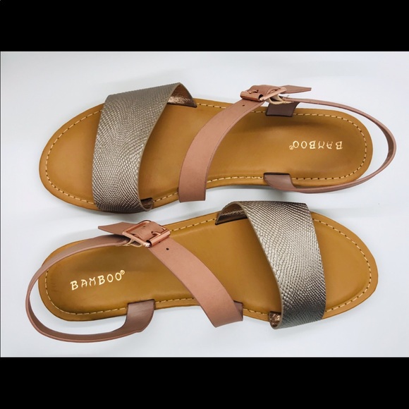 Pink strap sandals FINAL PRICE - Picture 1 of 3